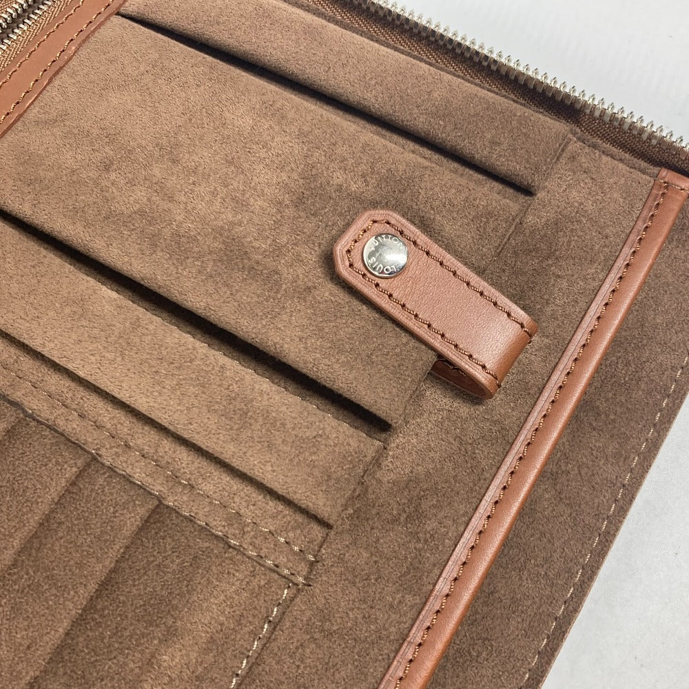LOUIS VUITTON Clutch bag M56278 Nomad leather Brown Nomad Honore mens Used Authentic