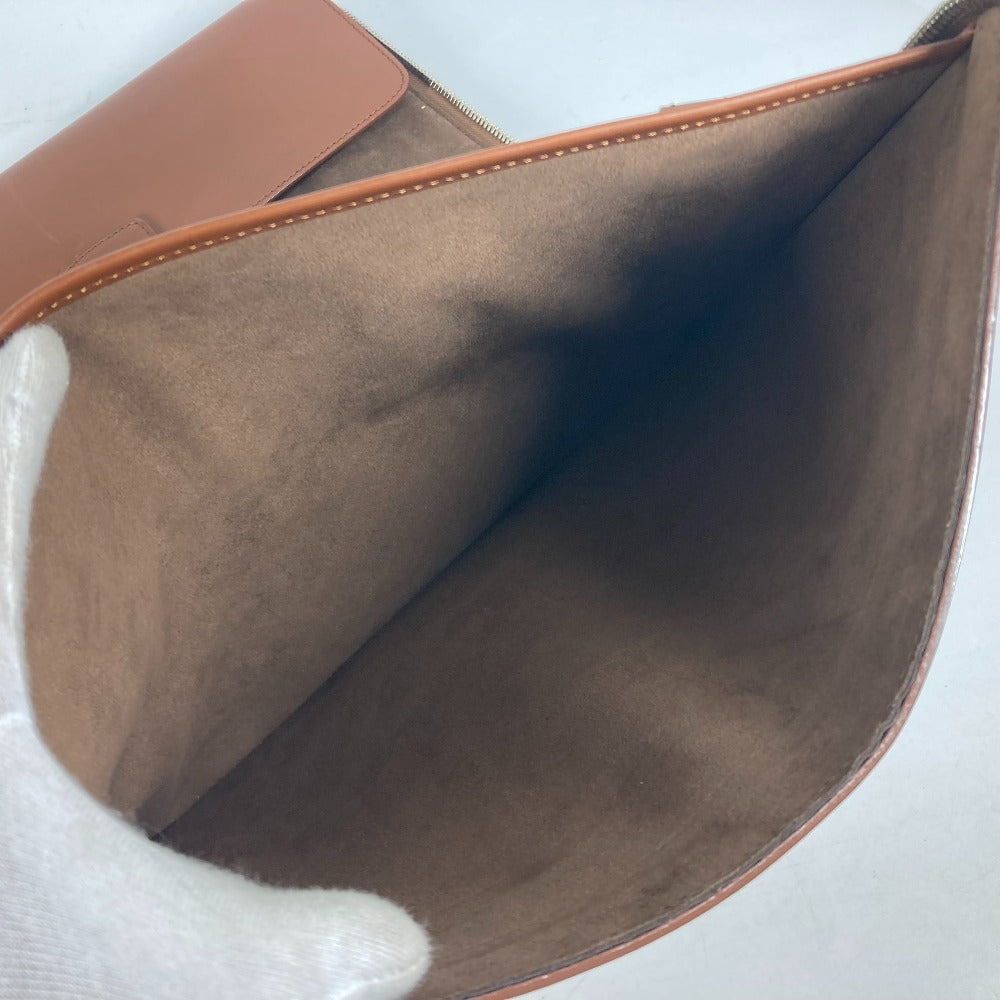 LOUIS VUITTON Clutch bag M56278 Nomad leather Brown Nomad Honore mens Used Authentic