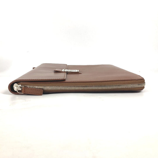 LOUIS VUITTON Clutch bag M56278 Nomad leather Brown Nomad Honore mens Used Authentic
