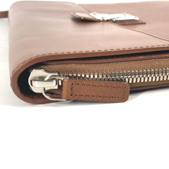LOUIS VUITTON Clutch bag M56278 Nomad leather Brown Nomad Honore mens Used Authentic