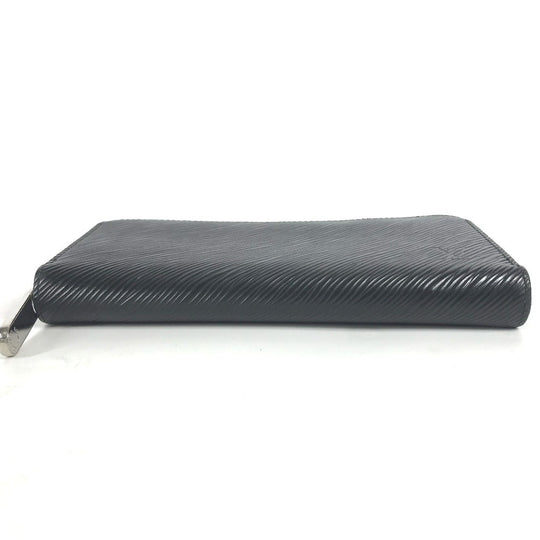 LOUIS VUITTON Long Wallet Purse M64838 Epi Leather black Epi Zippy wallet Women Used Authentic