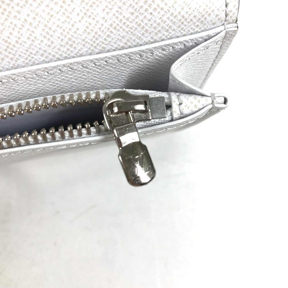 LOUIS VUITTON Long Wallet Purse M30298 Taiga Leather, Monogram Canvas white Taigalama Portefeuille Braza mens Used Authentic