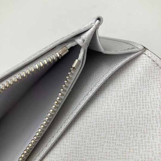 LOUIS VUITTON Long Wallet Purse M30298 Taiga Leather, Monogram Canvas white Taigalama Portefeuille Braza mens Used Authentic