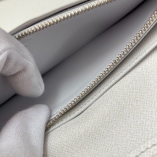 LOUIS VUITTON Long Wallet Purse M30298 Taiga Leather, Monogram Canvas white Taigalama Portefeuille Braza mens Used Authentic