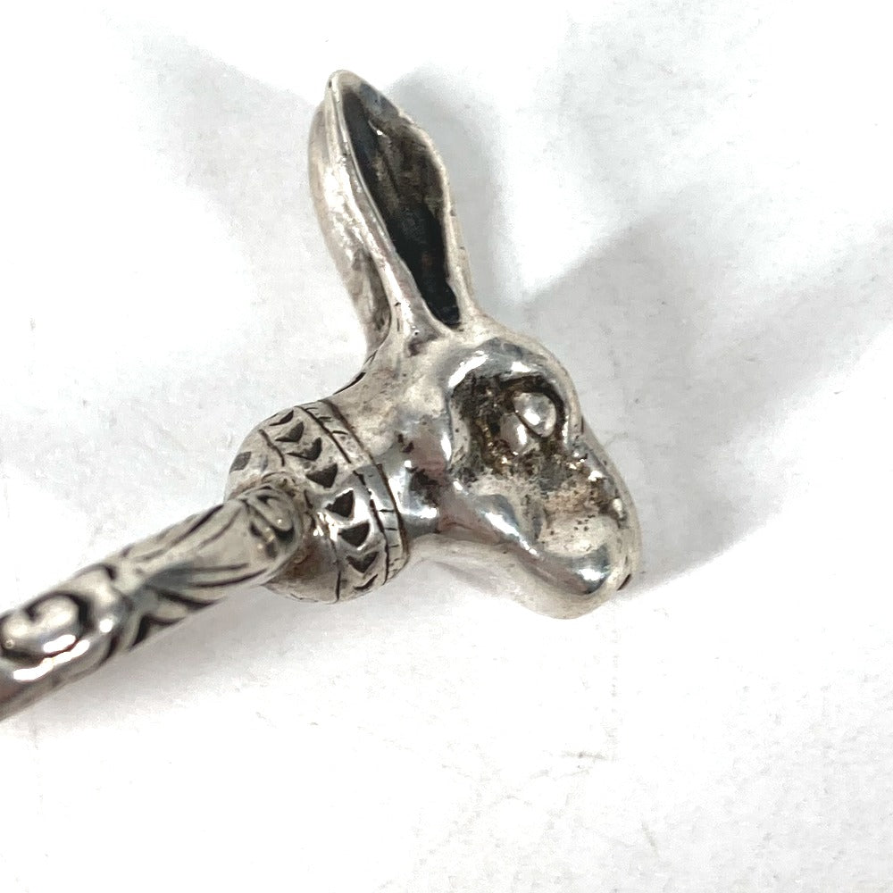 GUCCI Ring SV925 Silver Rabbit Anger Forest Rabbit Head mens 16 Used Authentic