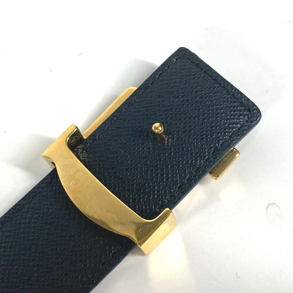 LOUIS VUITTON belt M9453W Monogram canvas Brown Monogram Suntulle LV Initial Women 80 Used Authentic