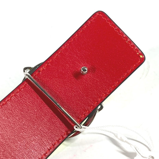 Christian Louboutin belt 1205285 leather yellow CL logo mens 85 Used Authentic