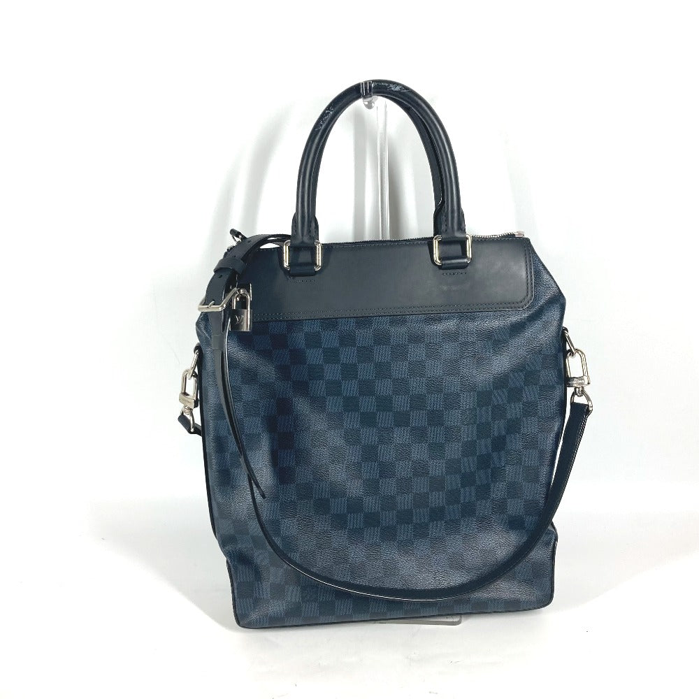 LOUIS VUITTON Shoulder Bag N41351  Damier Cobalt Canvas Navy Damier Cobalt Greenwich mens Used Authentic