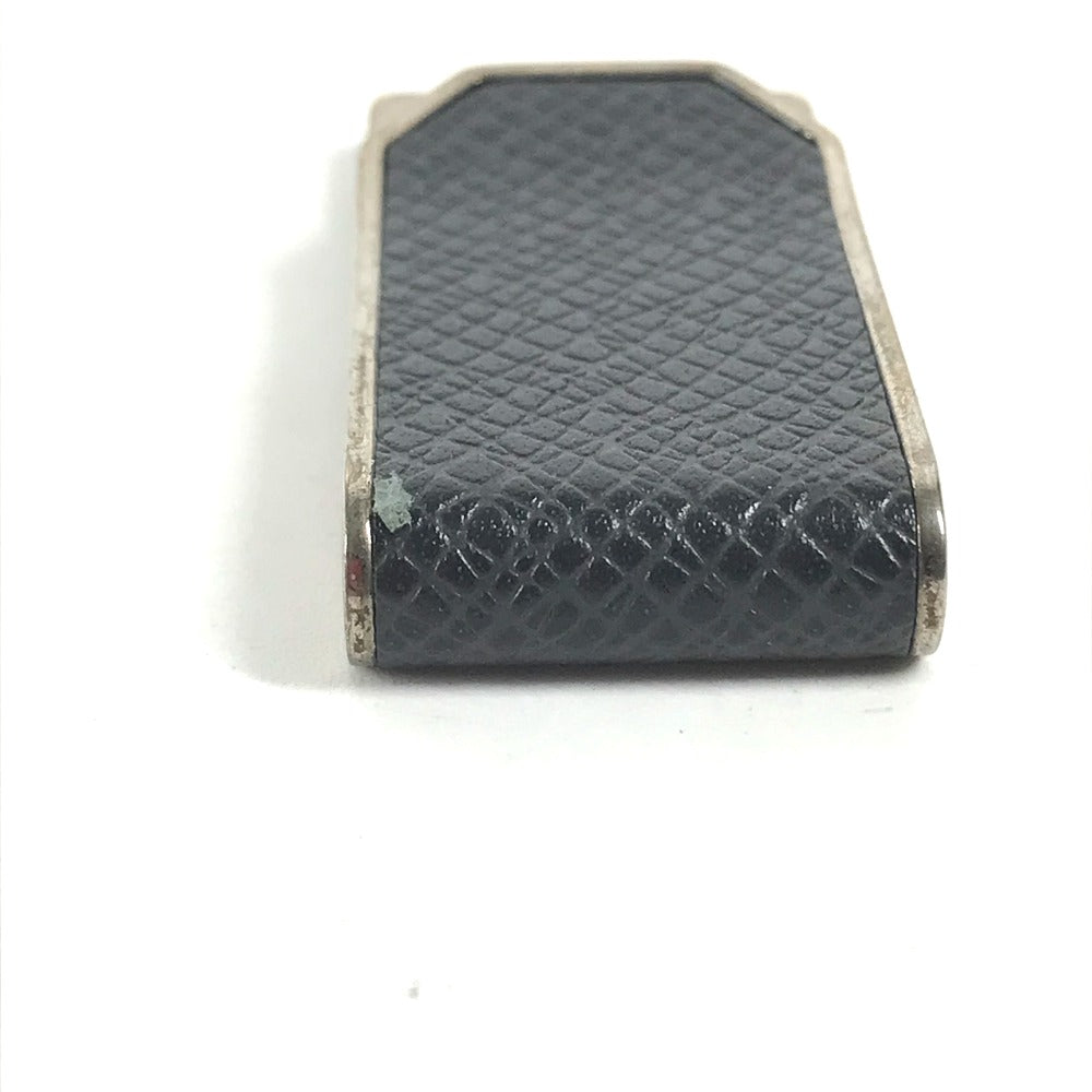 LOUIS VUITTON Money clip M00271 Taiga Leather, Metal black Taiga Pance Abbie Neo LV Club mens Used Authentic