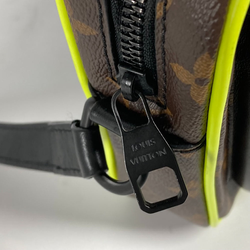 LOUIS VUITTON Shoulder Bag M80793 Monogram canvas Brown Monogram macacer Christopher Wearable Wallet mens Used Authentic
