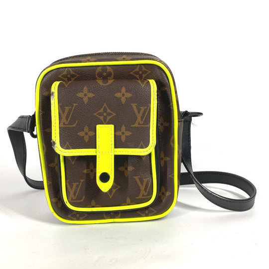 LOUIS VUITTON Shoulder Bag M80793 Monogram canvas Brown Monogram macacer Christopher Wearable Wallet mens Used Authentic