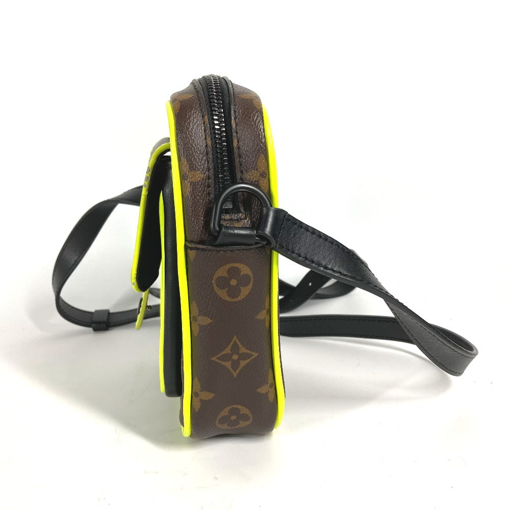 LOUIS VUITTON Shoulder Bag M80793 Monogram canvas Brown Monogram macacer Christopher Wearable Wallet mens Used Authentic
