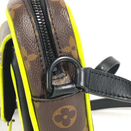 LOUIS VUITTON Shoulder Bag M80793 Monogram canvas Brown Monogram macacer Christopher Wearable Wallet mens Used Authentic