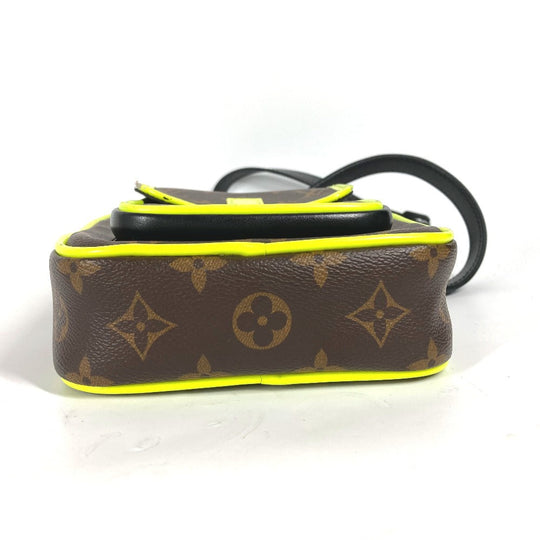 LOUIS VUITTON Shoulder Bag M80793 Monogram canvas Brown Monogram macacer Christopher Wearable Wallet mens Used Authentic