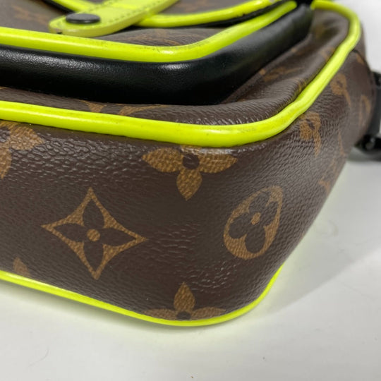 LOUIS VUITTON Shoulder Bag M80793 Monogram canvas Brown Monogram macacer Christopher Wearable Wallet mens Used Authentic