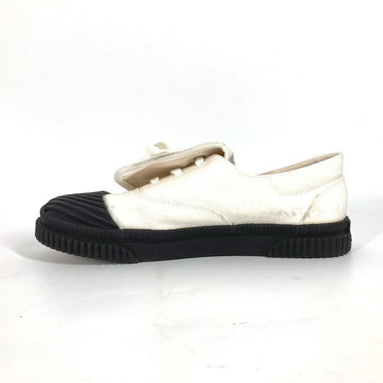 LOEWE sneakers L815282X20 Canvas, Rubber white laces shoes anagram Women 38 Used Authentic