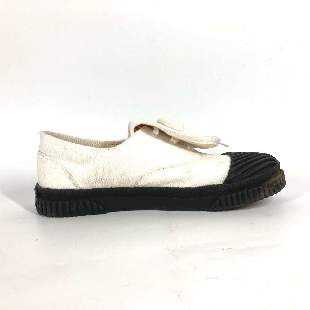 LOEWE sneakers L815282X20 Canvas, Rubber white laces shoes anagram Women 38 Used Authentic