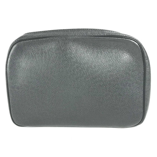 LOUIS VUITTON business bag M30212 Taiga Leather black Taiga Truth Cracking Tat GM mens Used Authentic