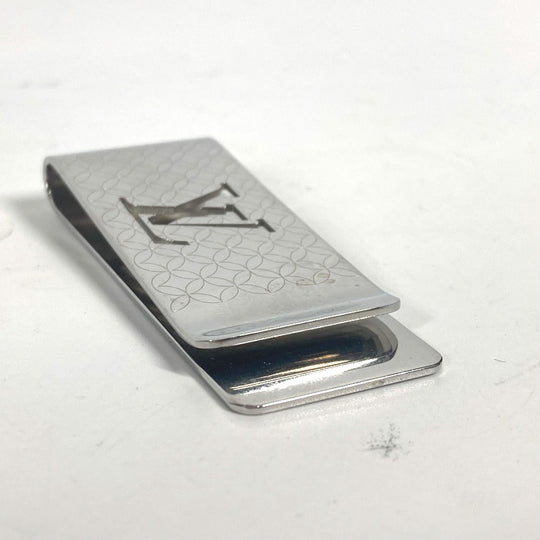 LOUIS VUITTON Money clip M65041 metal Silver building clip champs elyses mens Used Authentic