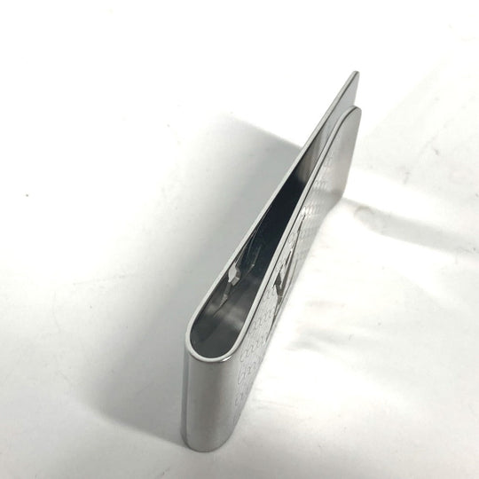 LOUIS VUITTON Money clip M65041 metal Silver building clip champs elyses mens Used Authentic