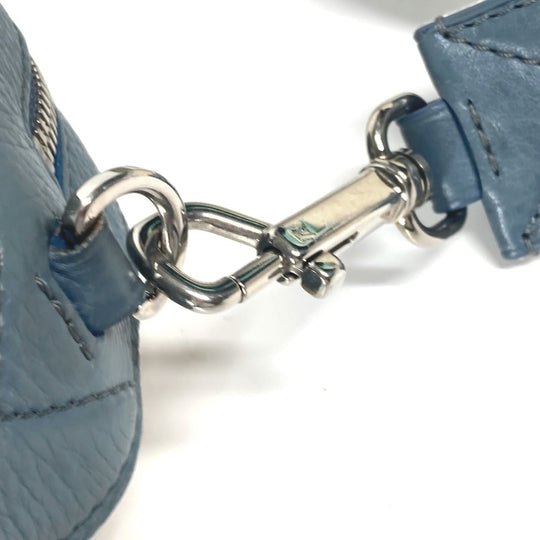 LOUIS VUITTON Shoulder Bag M40706 Monogram denim blue Monogram denim Pochette round Women Used Authentic