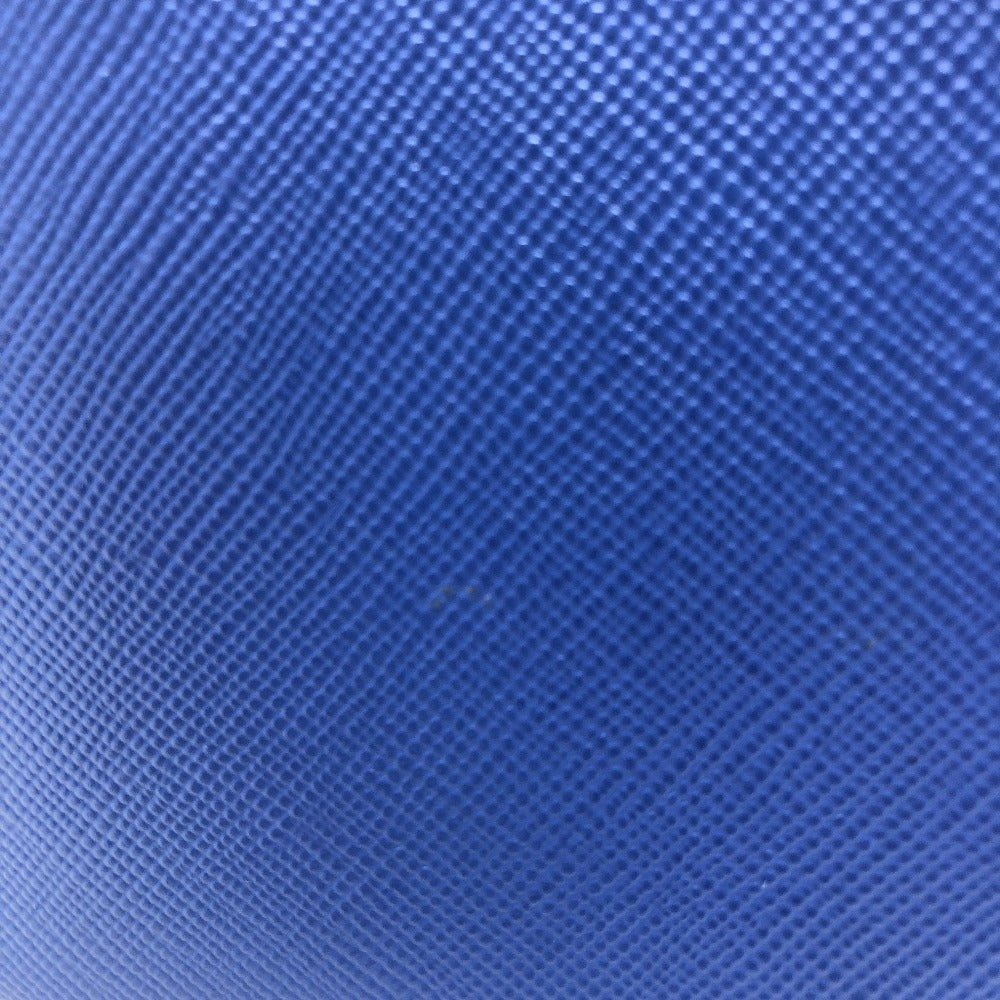 PRADA Tote Bag 1BA212 saffiano leather blue Panniers Women Used Authentic