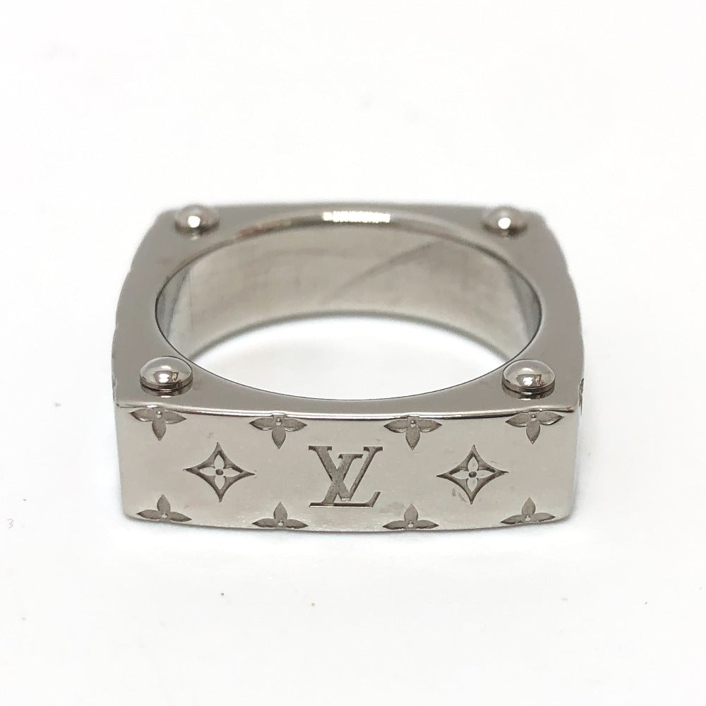 LOUIS VUITTON Ring M00695 metal Silver Ring Monogram Bold L
