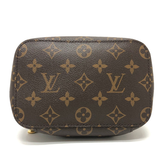 LOUIS VUITTON Cosmetics Pouch M43688 Monogram canvas Brown Monogram Cube de Langemont PM Women Used Authentic