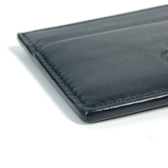 BALLY Coin case BARRIK.A leather black logo Wallet Coin Pocket mens Used Authentic