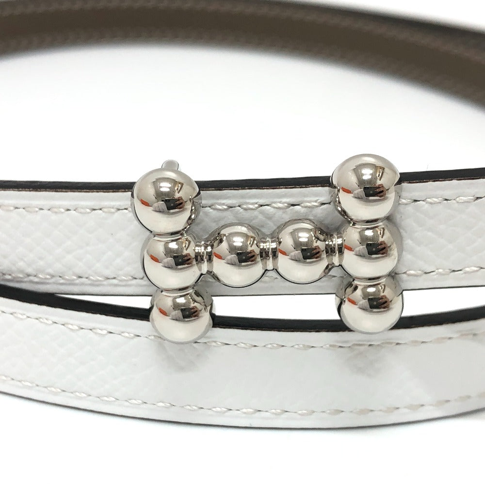 HERMES belt Epsom, Swift gray bubble Women 75 Used Authentic