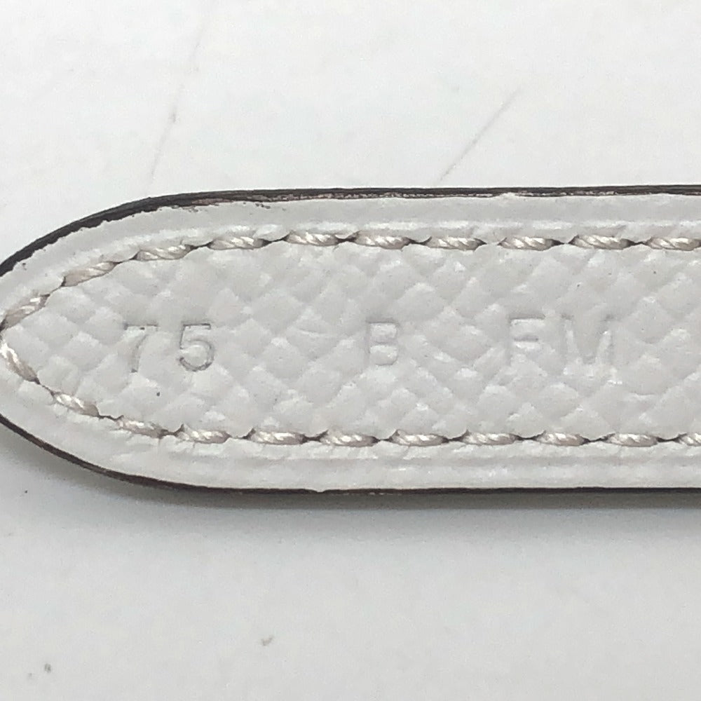 HERMES belt Epsom, Swift gray bubble Women 75 Used Authentic