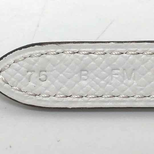 HERMES belt Epsom, Swift gray bubble Women 75 Used Authentic