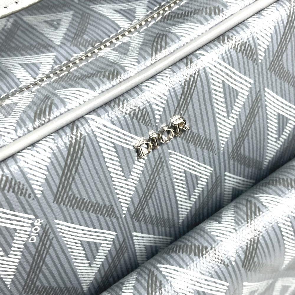 Dior Shoulder Bag 1ESDU035CDP_H42E Canvas, Leather gray CD Diamond Dior Hit the Road Pet Carrier Bag unisex(Unisex) Used Authentic