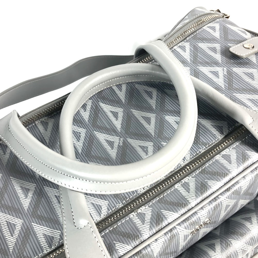 Dior Shoulder Bag 1ESDU035CDP_H42E Canvas, Leather gray CD Diamond Dior Hit the Road Pet Carrier Bag unisex(Unisex) Used Authentic
