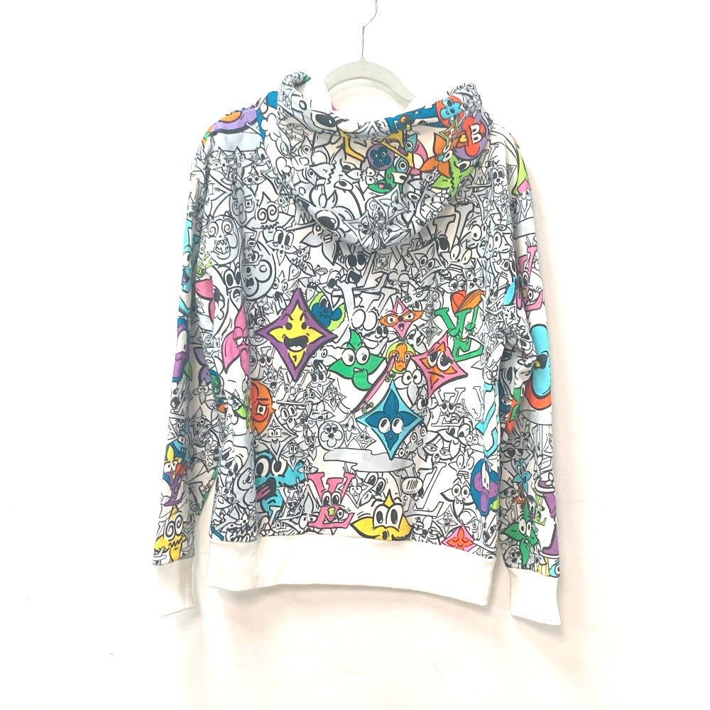 LOUIS VUITTON Hoodie 1AB54L cotton multicolor Apparel Long Sleeve Sweatshirt Tops Monogram Comics Hoodie Mix mens M Used Authentic