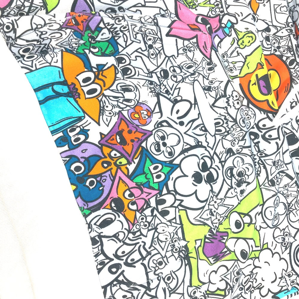 LOUIS VUITTON Hoodie 1AB54L cotton multicolor Apparel Long Sleeve Sweatshirt Tops Monogram Comics Hoodie Mix mens M Used Authentic