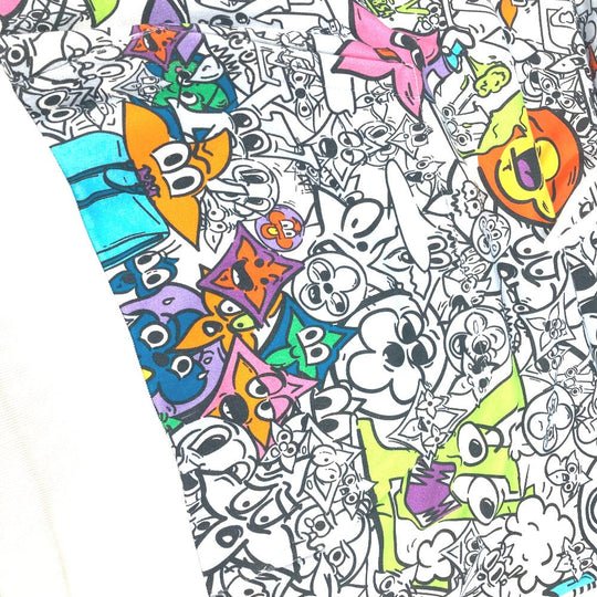 LOUIS VUITTON Hoodie 1AB54L cotton multicolor Apparel Long Sleeve Sweatshirt Tops Monogram Comics Hoodie Mix mens M Used Authentic