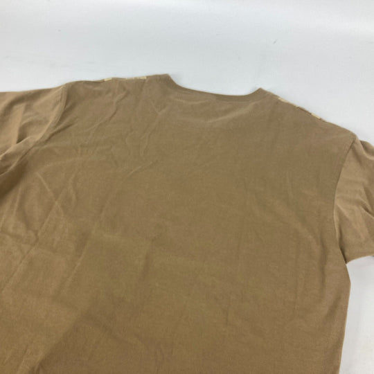 HERMES Short sleeve T-shirt cotton Brown LE TRESOR DE MEDOR Women 36 Used Authentic