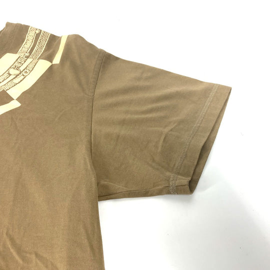 HERMES Short sleeve T-shirt cotton Brown LE TRESOR DE MEDOR Women 36 Used Authentic