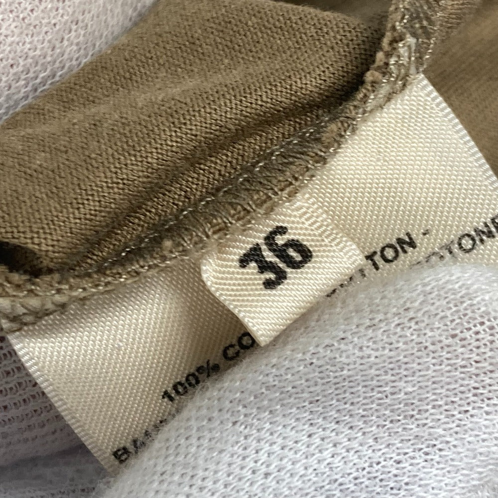 HERMES Short sleeve T-shirt cotton Brown LE TRESOR DE MEDOR Women 36 Used Authentic