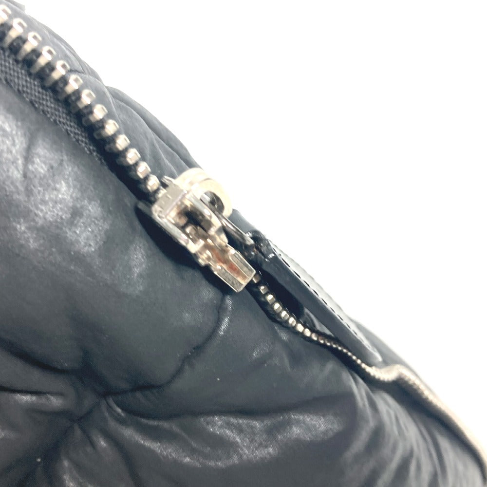 CHANEL Boston Duffel bag Coated canvas black Travel bag CC COCO Mark Matelasse Quilting Women Used Authentic