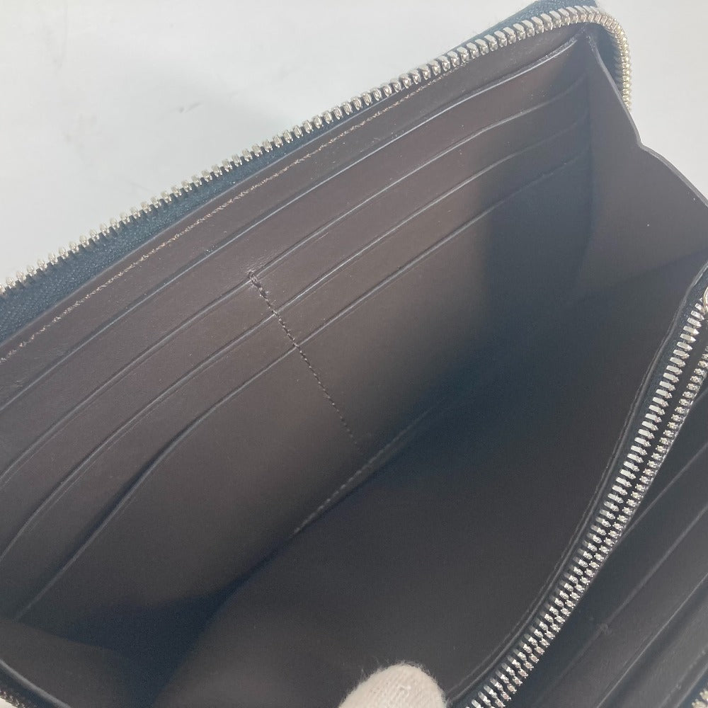 Berluti Long Wallet Purse leather blue ITAUBA long wallet mens Used Authentic
