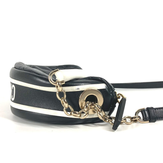 Dior Shoulder Bag M7200ONOA leather black Canage VIBE Hobo Bag Small Women Used Authentic