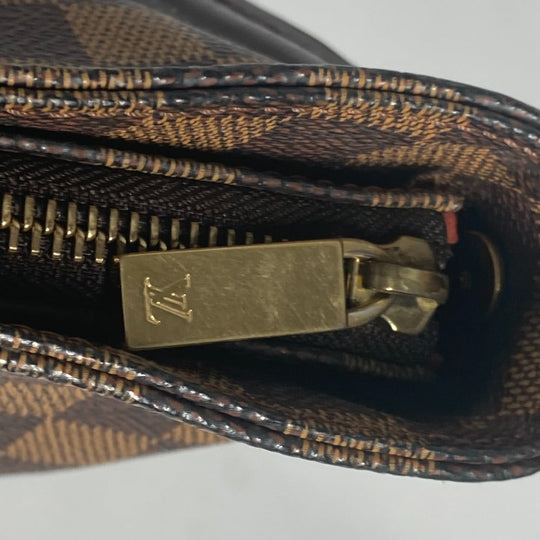 LOUIS VUITTON Shoulder Bag N51144 Damier canvas Brown Damier LoopingGM Women Used Authentic