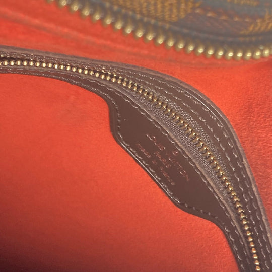 LOUIS VUITTON Shoulder Bag N51144 Damier canvas Brown Damier LoopingGM Women Used Authentic