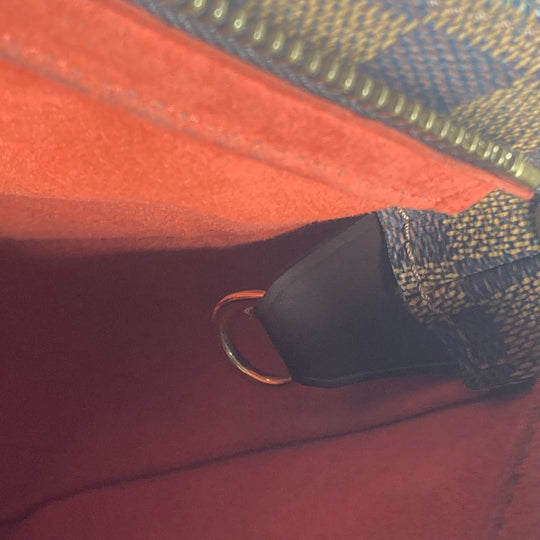 LOUIS VUITTON Shoulder Bag N51144 Damier canvas Brown Damier LoopingGM Women Used Authentic