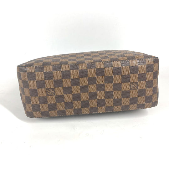 LOUIS VUITTON Shoulder Bag N51144 Damier canvas Brown Damier LoopingGM Women Used Authentic