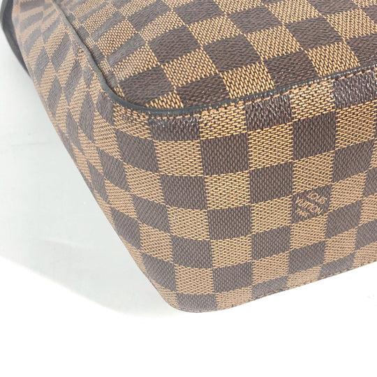 LOUIS VUITTON Shoulder Bag N51144 Damier canvas Brown Damier LoopingGM Women Used Authentic