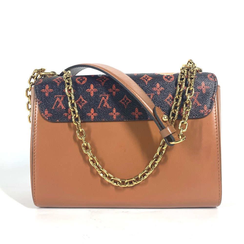 LOUIS VUITTON Shoulder Bag M44408 Monogram canvas Brown Monogram Catgram Cat Sac Twist MM Women Used Authentic