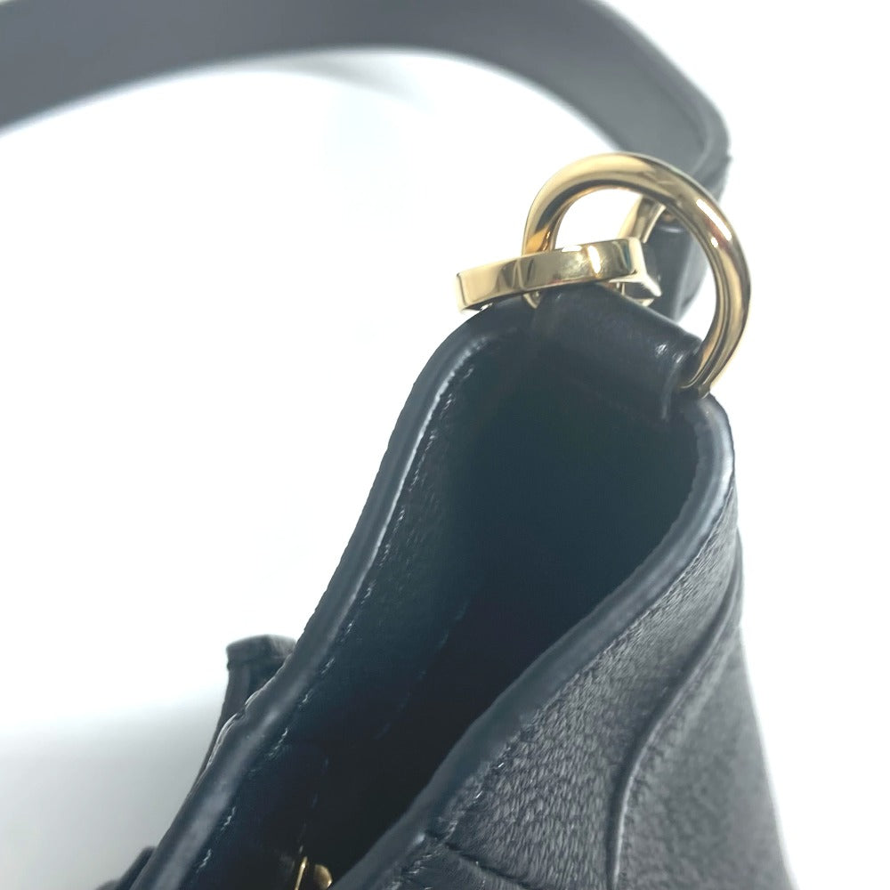 LOUIS VUITTON Shoulder Bag M21546 Calf leather black 2WAY bag On My Side PM Women Used Authentic